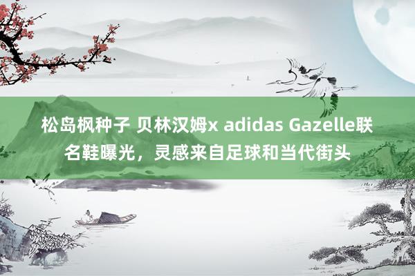 松岛枫种子 贝林汉姆x adidas Gazelle联名鞋曝光，灵感来自足球和当代街头