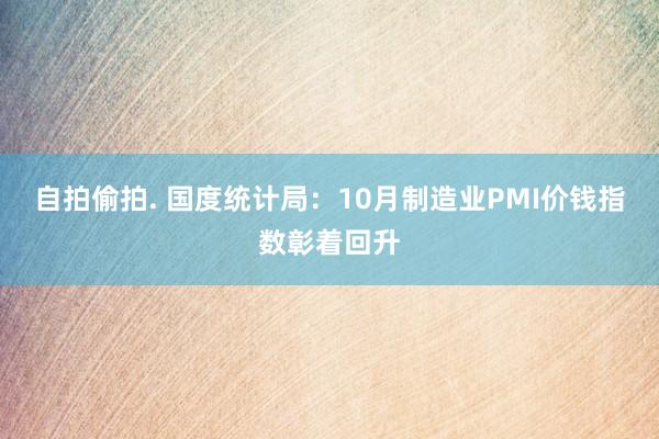 自拍偷拍. 国度统计局：10月制造业PMI价钱指数彰着回升