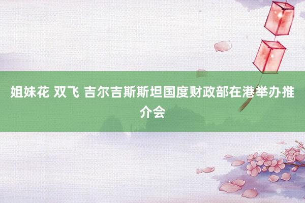 姐妹花 双飞 吉尔吉斯斯坦国度财政部在港举办推介会