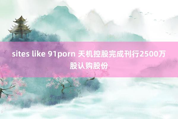 sites like 91porn 天机控股完成刊行2500万股认购股份